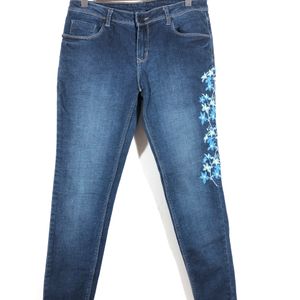 Blue Emboridered Jeans (Women’s)