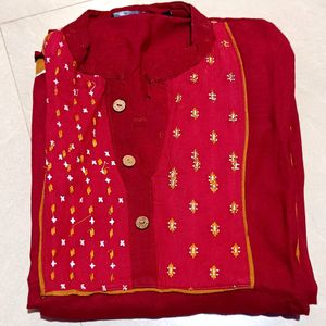 Maroonish- Red KURTA FOR WOMEN ✅