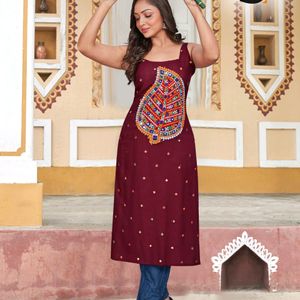 Super Comfortable and Smooth Fabric Long Kurti