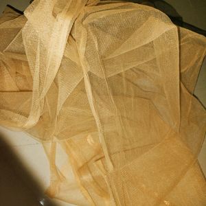 Cream Colour Net Dupatta