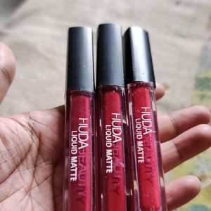 Huda Beauty Red Lipsticks