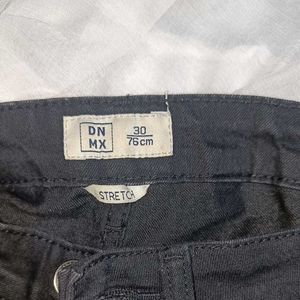 Dnmx Black Jeans Slim Fit