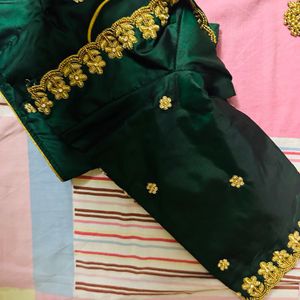 Pure Pattu Maggam Work Blouse