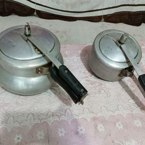 Two Cooker Pressure Cooker2.5 litre and 7.5 litr