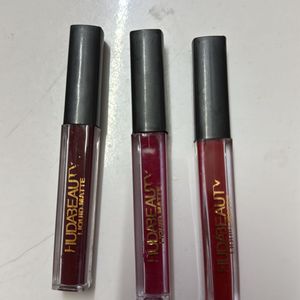 Pack Of 3 Liquid Matte Lipsticks