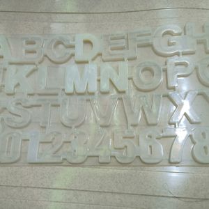 Alphabetical Silicone Mould For Resin Works