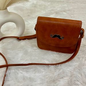 Moustache Tan Sling Bag