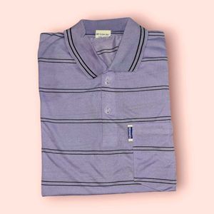 Mens's T-Shirt(polo Type), 35" size, Lavender