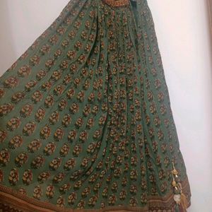 Stunning Olive Green Lehenga for Sale🌿