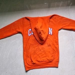 Hoodies Bright Neon Orange Colour