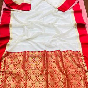 Fashionable Banarasi Kanjivaram Silk Saree