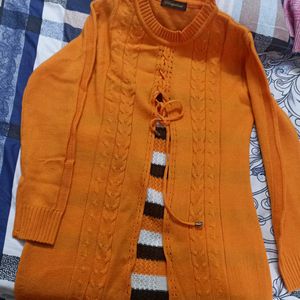 Orange Woollen Top