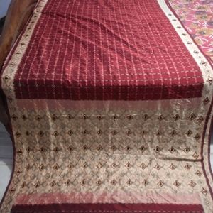 Pure Silk Ikkat Weave Saree