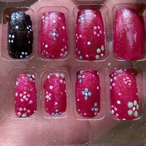 Press On Nails (Floral Design)