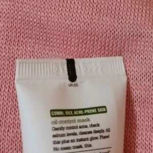 Pack Of 2 Plum Green Tea Clear Face Mask