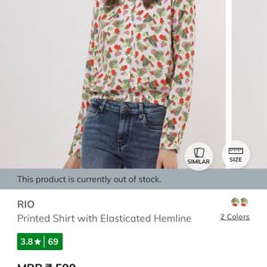 Summer Fruity Crop Top/Shirt