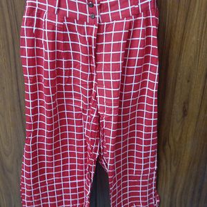 Chex Red Trouser