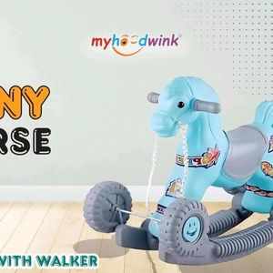 myhoodwink 2 in 1 Baby Ponny Push Horse Rider