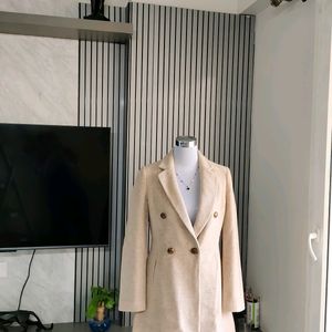 🆕 Korean Double Breasted Longline Overcoat