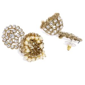 American Diamond Studded Jhumkas