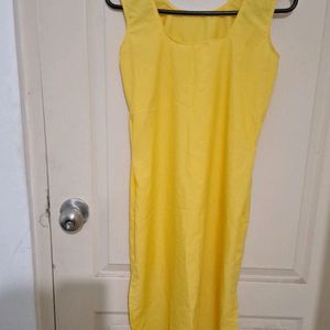 Yellow And Lime Green Inner For Kurti