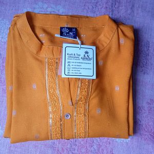 Yellow Kurti For Women