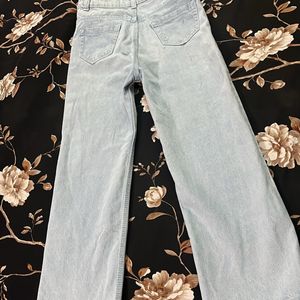 Sky Blue Straight Fit Jeans!!