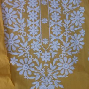 Chikankari Suit With Dupatta