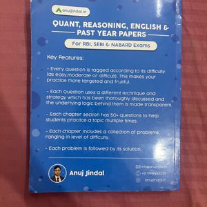 Quant, Reasoning And English By Anuj Jindal