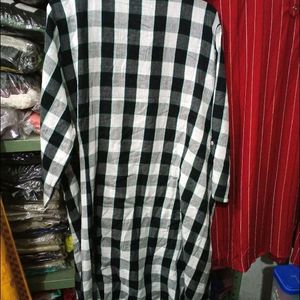 Plus Size Checkered Kurti 🎲