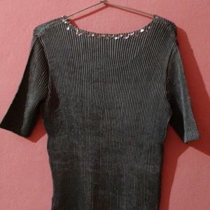 Partywear Grey Top