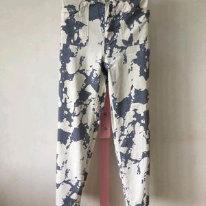 SHEIN High Waisted Tie Dye Jeans