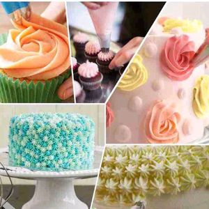 12 Pieces Cake Decoration Nozzles + Free 10 Bags🎂