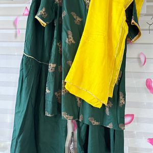 Kurta Sharara With Dupatta