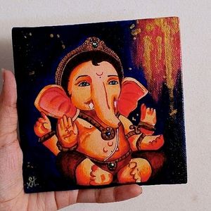 Ganesha Canvas Painting