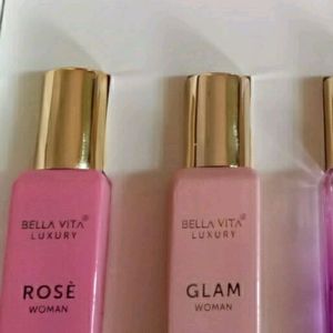 Combo Of Bellavita Rose And Glam Perfume