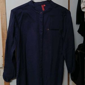 Fame Forever Navy Blue Shirt