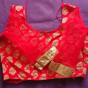 Red & Cream Lehenga