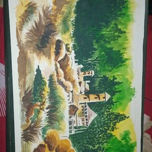 Beutiful Mountain View Landscape Scenari Painting