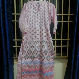 BABY PINK KURTI