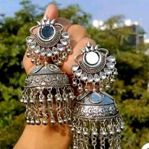 Big Oxidised Jhumka