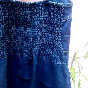 Imported Japanece DenimFrock