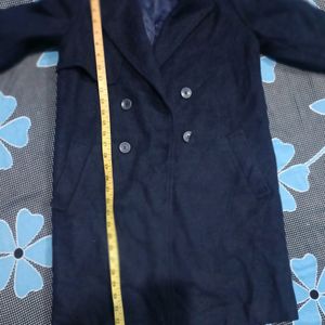 Navy Blue Long Coat