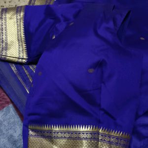 Dark Purple Silk Saree