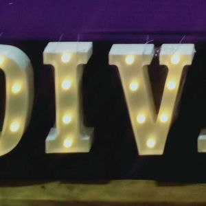 Battery Operated LED Marquee Letter Light Sign