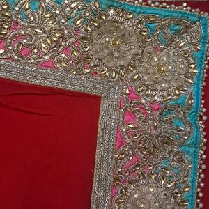 Pure Chiffon  Saree FOR Wedding