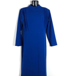 Navy Blue A-Line Dress(Women’s)