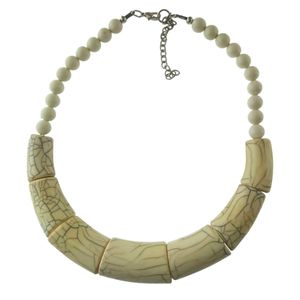 Beautiful Handmade Marble Look Necklace