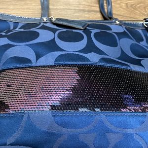 Coach Signature Sequin Bag