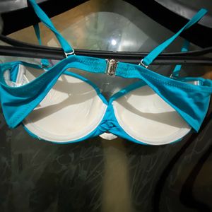 Blue Beach Bikini Set